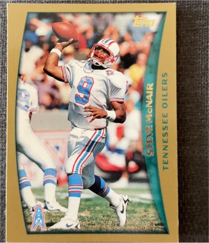 1998 Topps #240 Steve McNair Tennessee Oilers — front