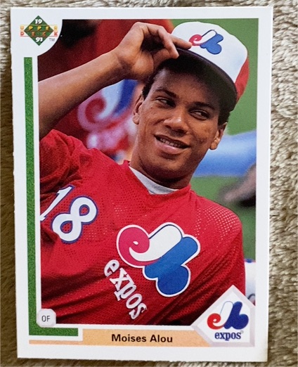 1991 Upper Deck #665 Moises Alou — front