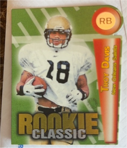 1997 Fleer Goudey II Rookie Classics #5RC Troy Davis — front