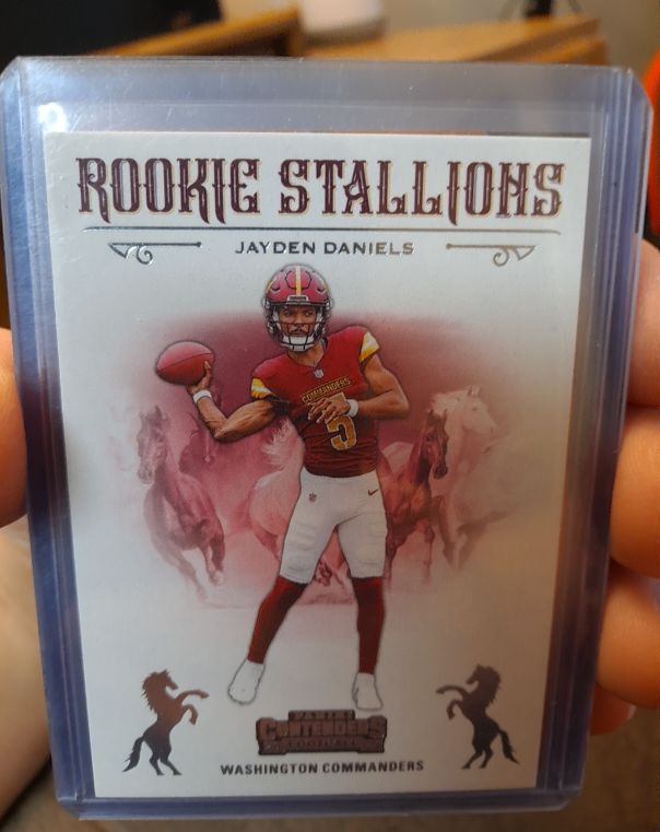 2024 Panini Contenders Rookie Stallions #3 Jayden Daniels — front