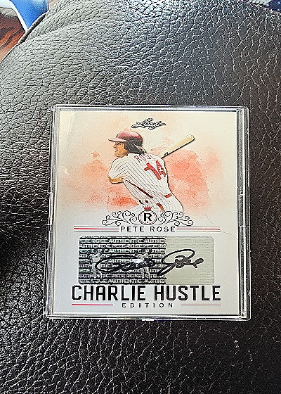 2020 Leaf Charlie Hustle Edition #AU-05 Pete Rose — front