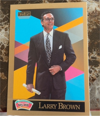 1990-91 SkyBox #324 Larry Brown — front