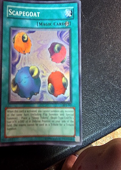 Yu-Gi-Oh! SDJ-041 Scapegoat — front