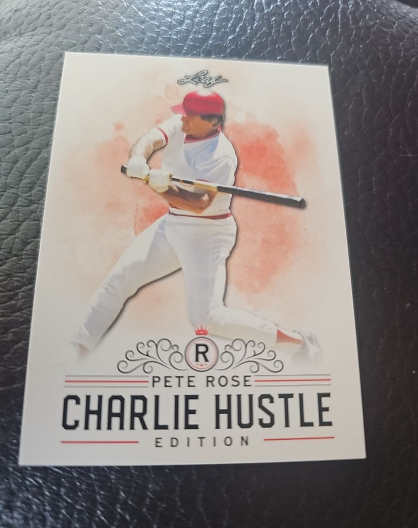 2020 Leaf Charlie Hustle Edition Pete Rose — front