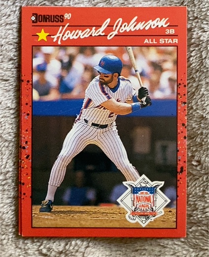 1990 Donruss #654 Howard Johnson — front