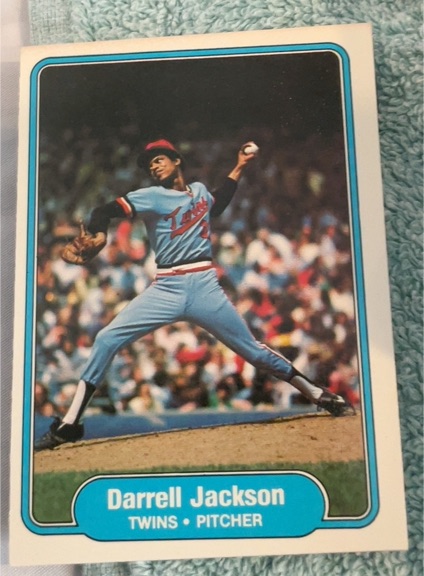 1982 Fleer #555 Darrell Jackson — front