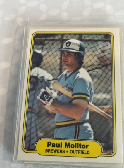 1982 Fleer #148 Paul Molitor Milwaukee Brewers — front