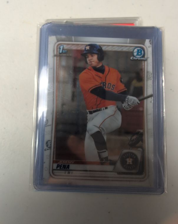2020 Bowman Chrome #BCP-61 Jeremy Pena — front