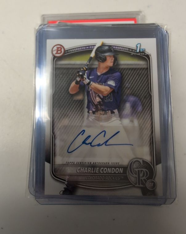 2025 Bowman #BPA-CC Charlie Condon — front