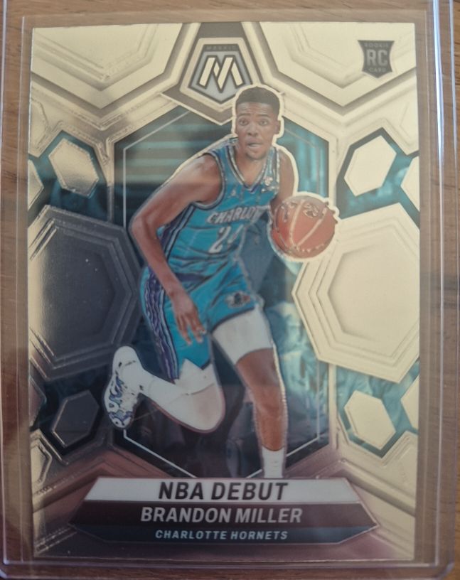 2023-24 Panini Mosaic NBA Debut #252 Brandon Miller — front