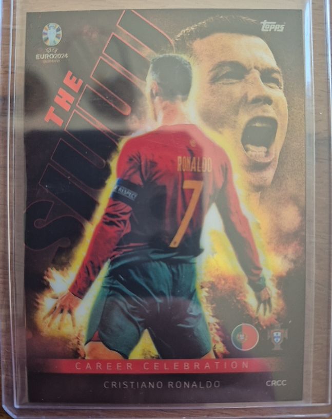 2024 Topps Match Attax EURO #CRCC Cristiano Ronaldo Career Celebration The SIUUU — front
