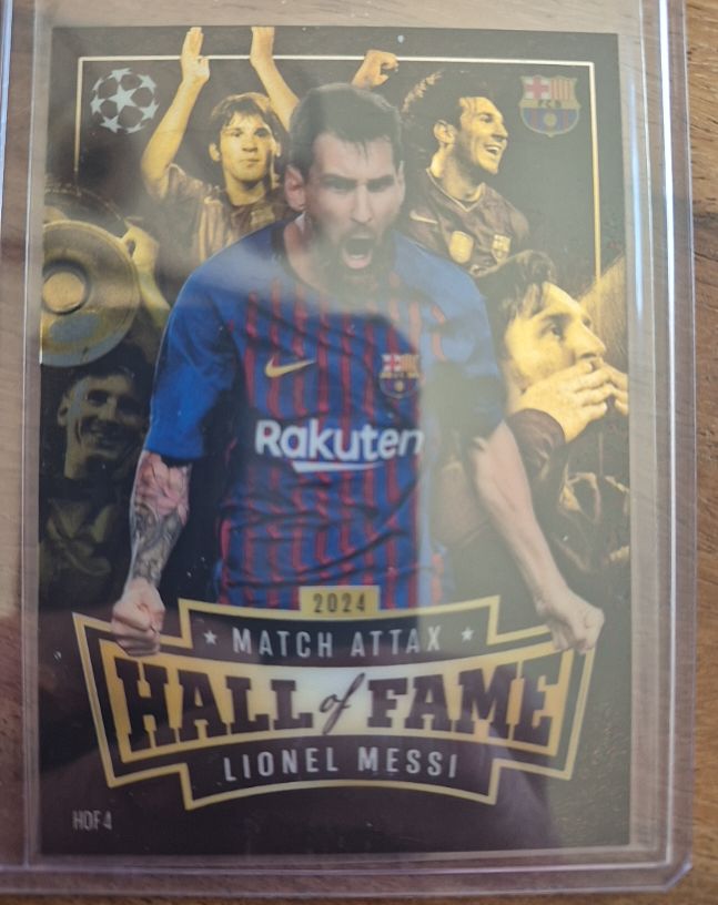 2024 Topps Match Attax Hall of Fame #HOF4 Lionel Messi — front