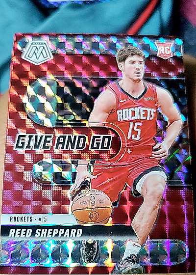 2024 Panini Mosaic #7 Reed Sheppard — front