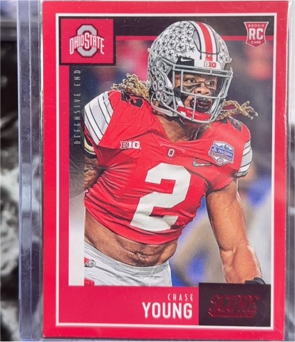 2020 Panini Score #338 Chase Young — front