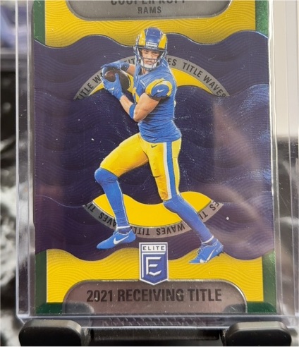 2022 Panini Donruss Elite Title Waves #TW5 Cooper Kupp — front