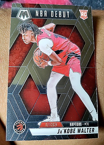 2024-25 Panini Mosaic #253 Ja'Kobe Walter NBA Debut RC — front