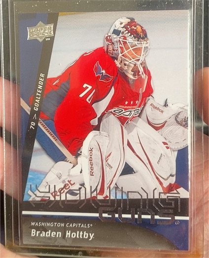 2009-10 Upper Deck Young Guns #499 Braden Holtby — front