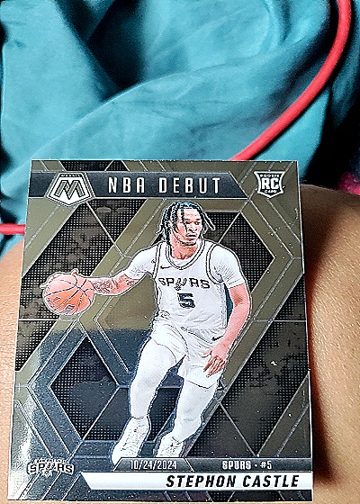 2024-25 Panini Mosaic NBA Debut #11418 Stephon Castle — front