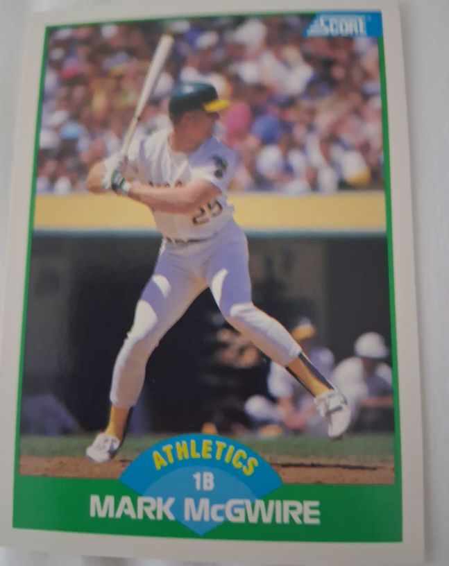 1989 Score #3 Mark McGwire — front