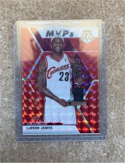 2019-20 Panini Mosaic MVPs #298 LeBron James — front