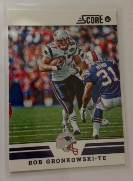 2012 Score #156 Rob Gronkowski — front
