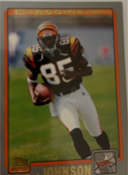 2001 Topps #340 Chad Johnson — front