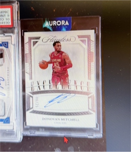 2020 Panini Flawless Excellence #EX-55 Donovan Mitchell — front