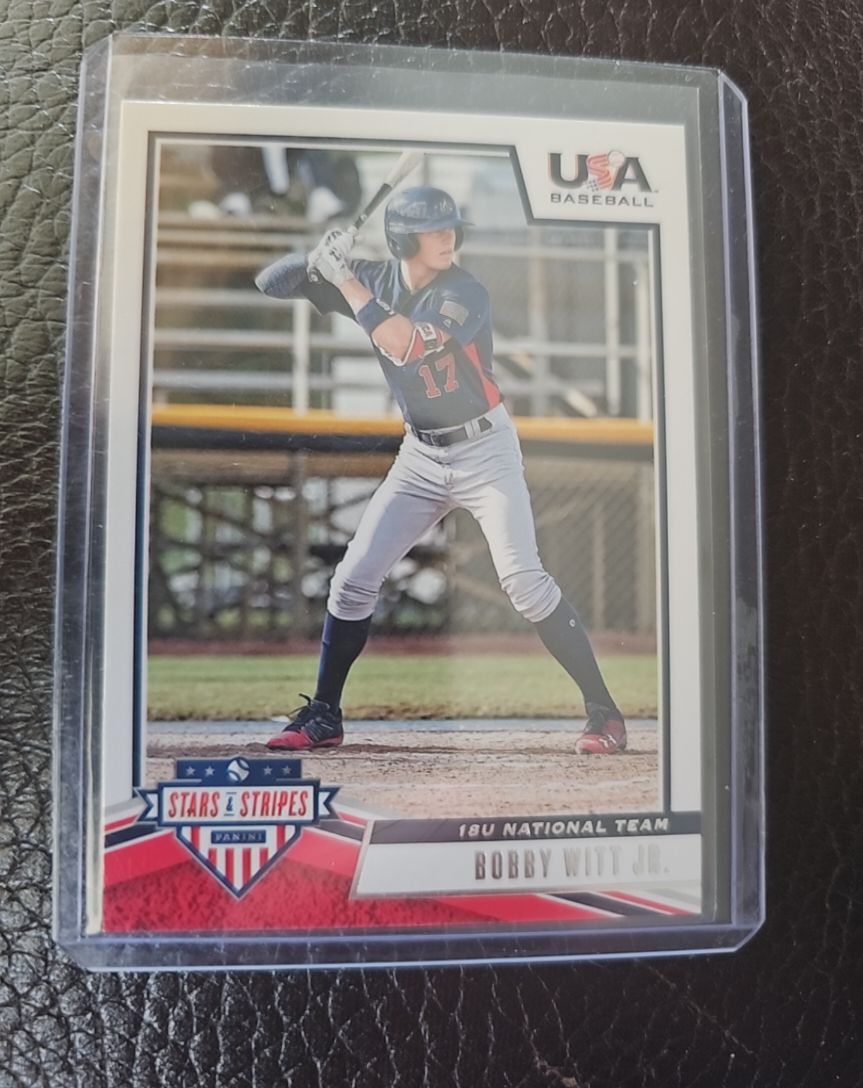 2019 Panini USA Baseball Stars & Stripes #89 Bobby Witt Jr. — front