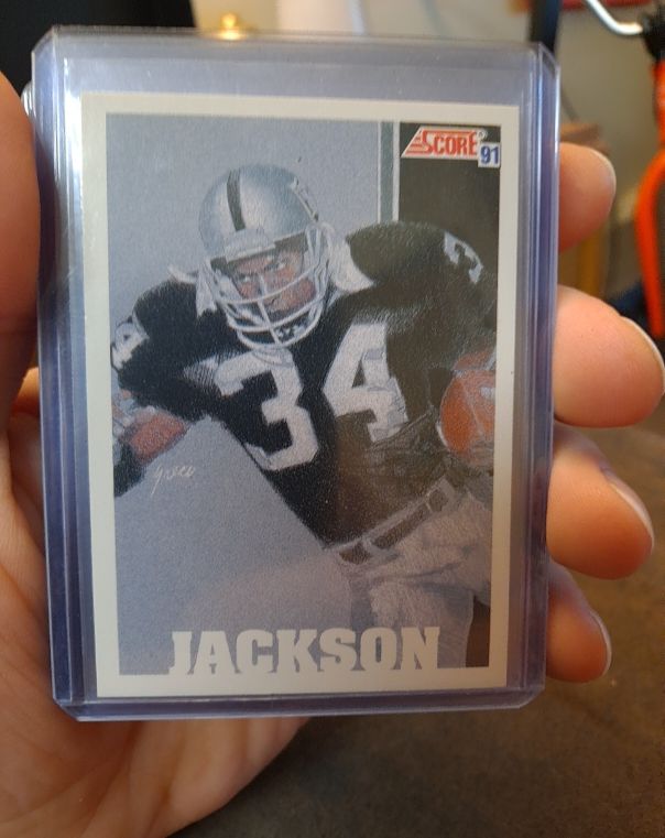 1991 Score #641 Bo Jackson — front
