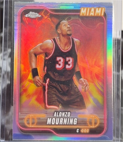 2024-25 Topps Chrome #9 Alonzo Mourning — front