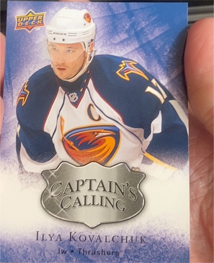 2009-10 Upper Deck Captain's Calling #CC8 Ilya Kovalchuk — front