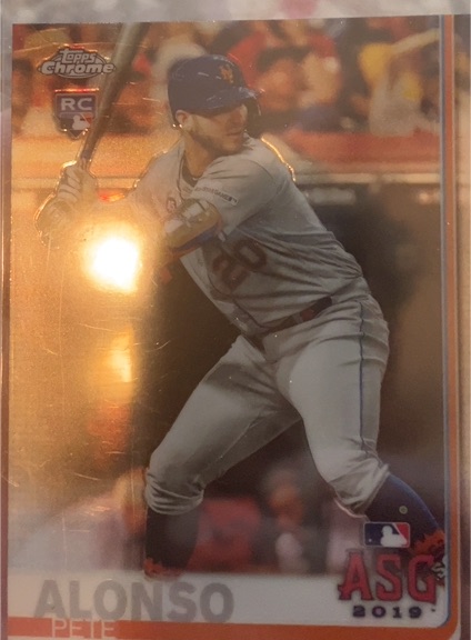 2019 Topps Chrome #ASG Pete Alonso All-Star Game — front