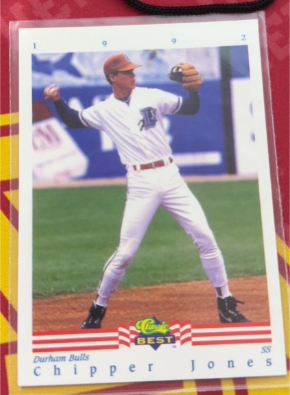 1992 Classic Best #93 Chipper Jones Durham Bulls — front