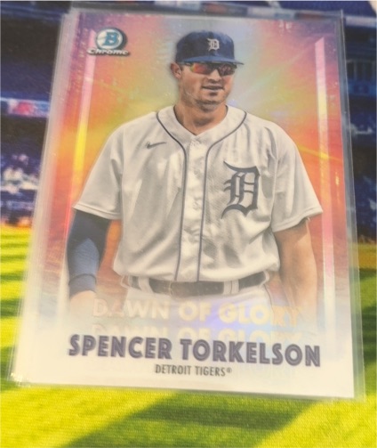 2021 Bowman Chrome Dawn of Glory #DOG-1 Spencer Torkelson — front