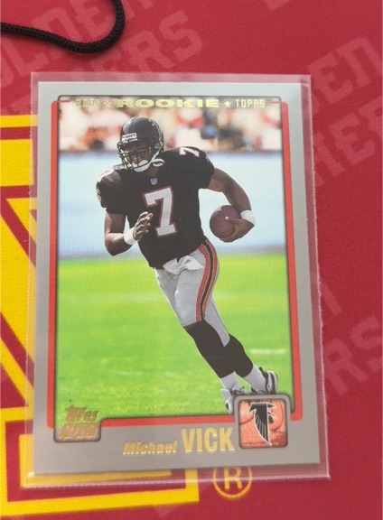 2001 Topps #311 Michael Vick Rookie — front