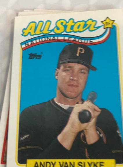 1989 Topps #392 Andy Van Slyke — front