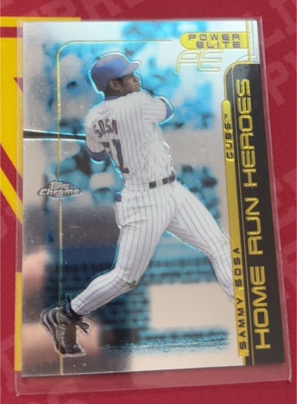 1999 Topps Chrome Power Elite Home Run Heroes #10HRH Sammy Sosa — front