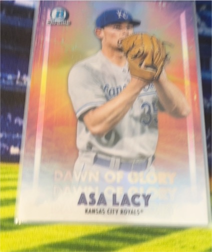 2021 Bowman Chrome Dawn of Glory #DOG-3 Asa Lacy — front