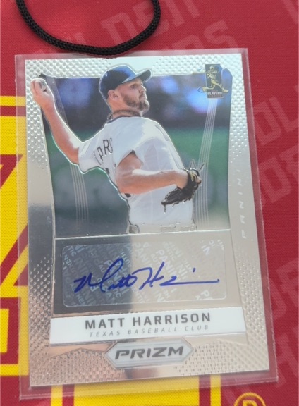 2012 Panini Prizm Autographs Matt Harrison — front