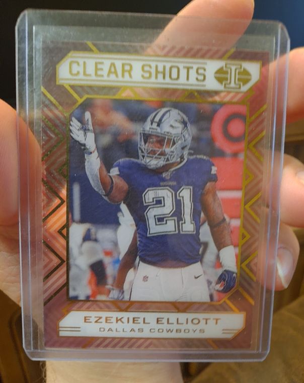 2020 Panini Illusions #3 Ezekiel Elliott Clear Shots — front