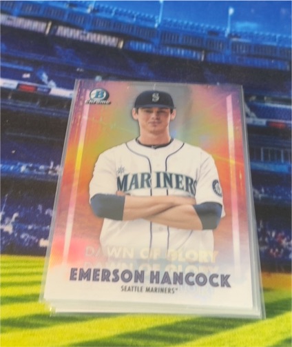 2021 Bowman Chrome Dawn of Glory #DOG-4 Emerson Hancock — front