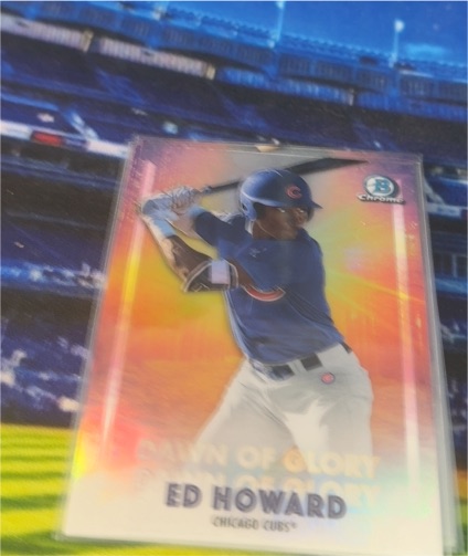 2021 Bowman Chrome Dawn Of Glory Ed Howard — front