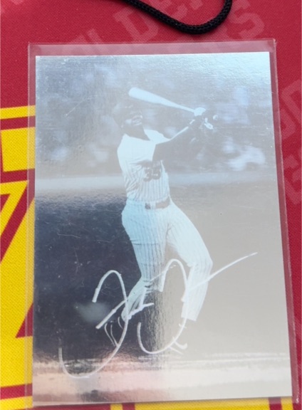 Unknown Baseball Card Homer Wagner Silver Foil — front