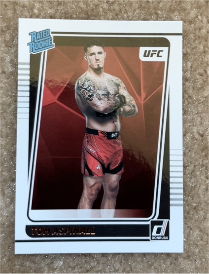 2022 Donruss UFC #216 Tom Aspinall Rated Rookie — front