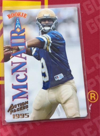 1995 Action Packed #36 Steve McNair Rookie — front
