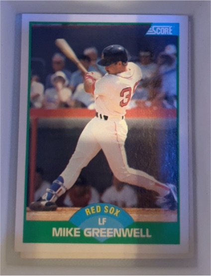 1989 Score #66 Mike Greenwell — front