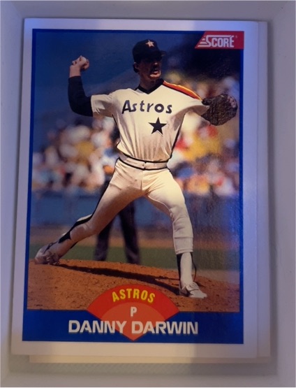 1989 Score #553 Danny Darwin — front