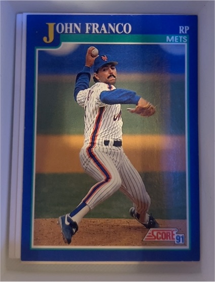 1991 Score #547 John Franco — front