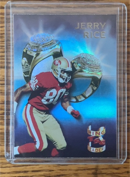 1994 Topps Stadium Club Ring Leaders #6 Jerry Rice — front