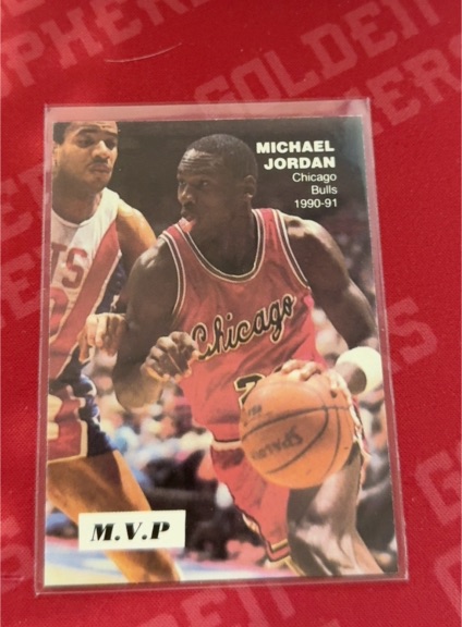 1990 NBA Superstars MVP #4 Michael Jordan — front